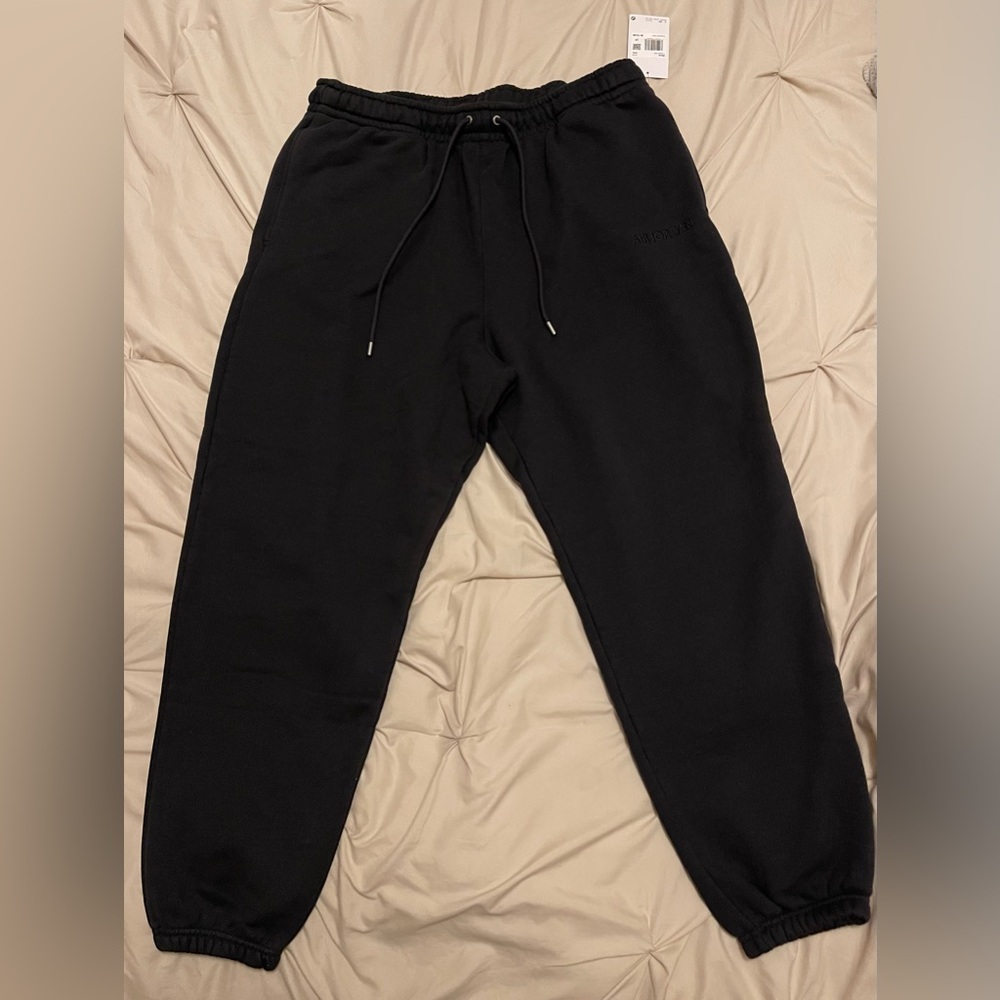 Nike Jordan Wordmark Fleece Premium Sweat Pants Off Noir Mens XXL FJ0696-045 NEW